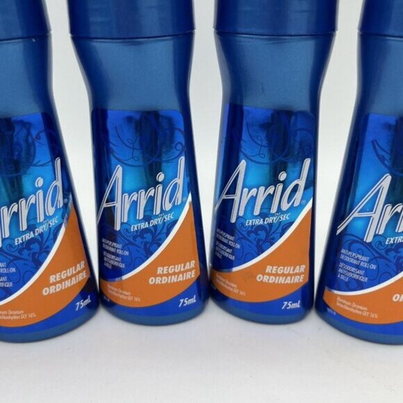 5X Arrid Extra Dry Roll-On Antiperspirant & Deodorant 2.5 oz Regular New - Picture 3 of 4